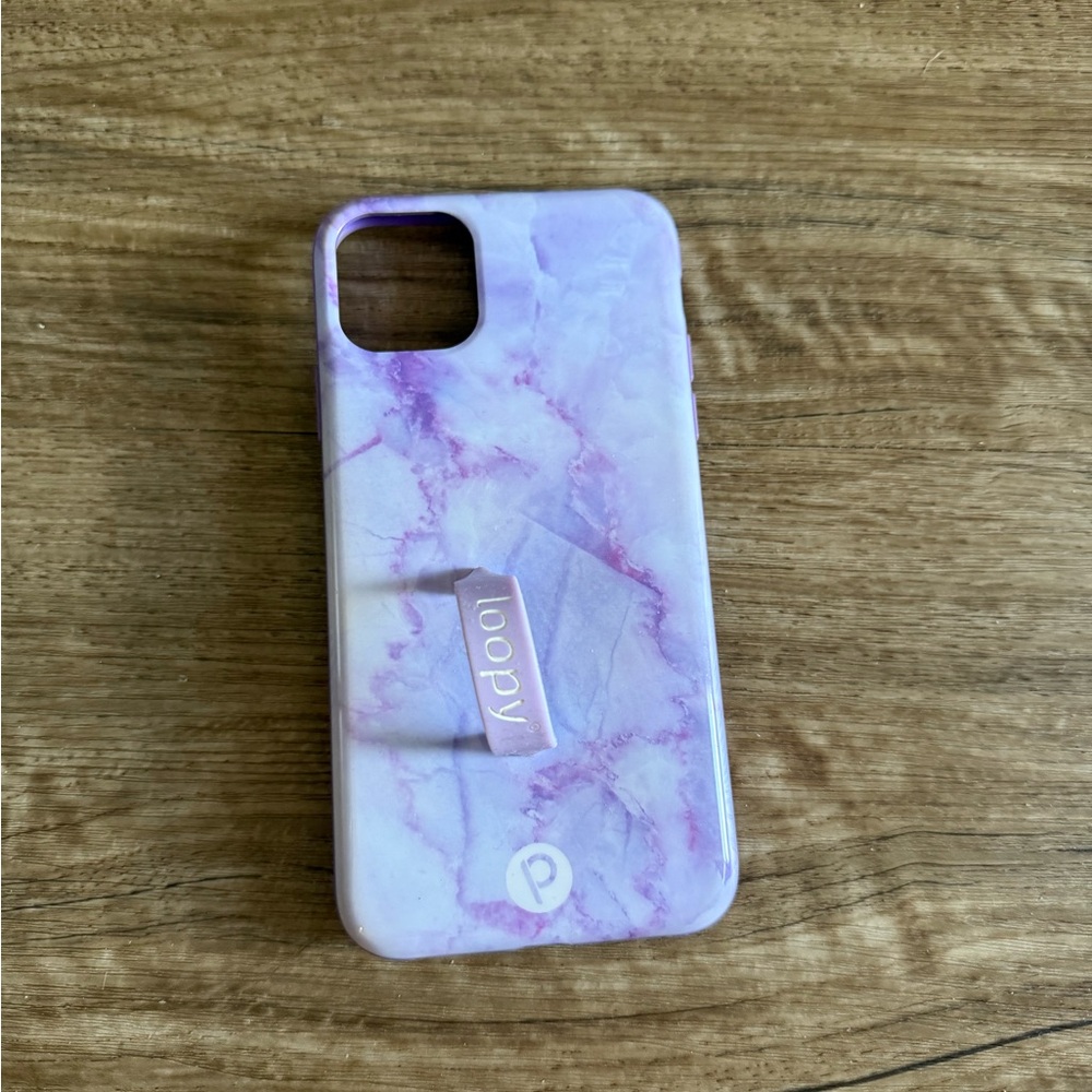 Loopy Case Purple Marble Phone Case